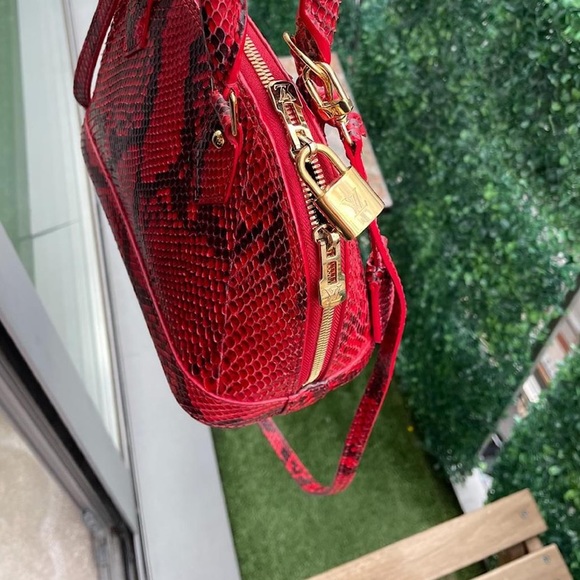 LOUIS VUITTON PYTHON BAG - Picture 3 of 8